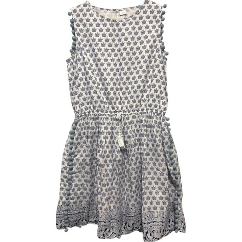 Next Boho Blue and White Kids Dress